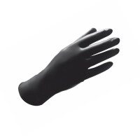 Hercules Sägemann Black Touch Latex-Handschuhe 10 Stück Größe L