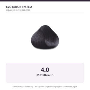 Kyo Hair Color 4.0 mittelbraun 100 ml