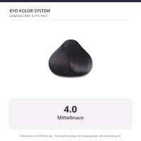 Kyo Hair Color 4.0 mittelbraun 100 ml