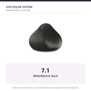 Kyo Hair Color 7.1 mittelblond asch 100 ml