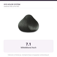 Kyo Hair Color 7.1 mittelblond asch 100 ml