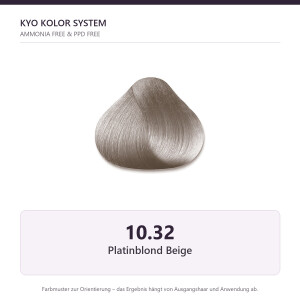 Kyo Hair Color 10.32 platin blond beige 100 ml
