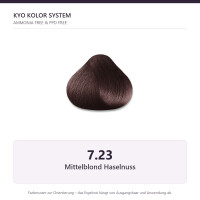 Kyo Hair Color 7.23 mittelblond haselnuß 100 ml