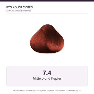 Kyo Hair Color 7.4 mittelblond kupfer 100 ml