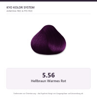 Kyo Hair Color 5.56 hellbraun warmes rot 100 ml