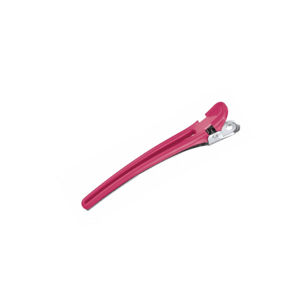 Comair Haar-Clips Combi Kunststoff mit Aluminium 10 Stück 95 mm pink