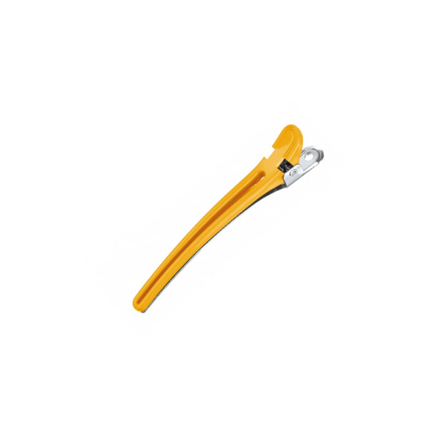 Comair Haar-Clips Combi Kunststoff mit Aluminium 10 Stück 95 mm gelb