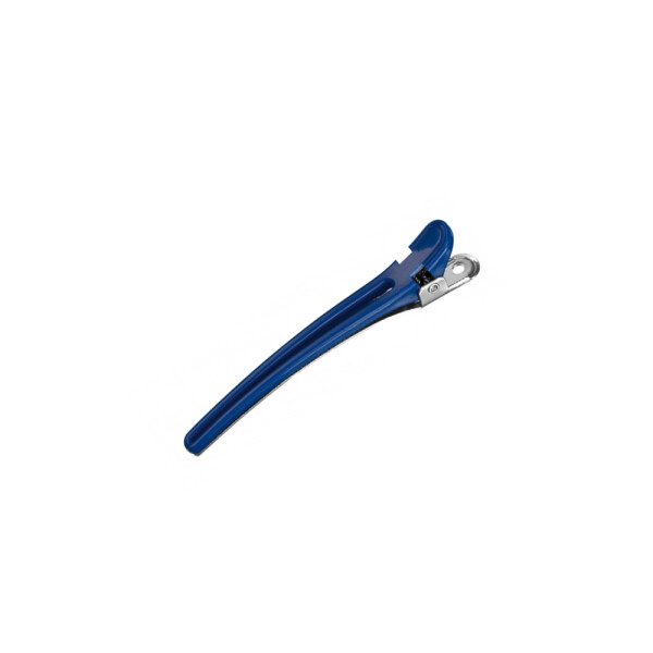 Comair Haar-Clips Combi Kunststoff mit Aluminium 10 Stück 95 mm blau