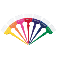 Comair Färbepinsel-Set Rainbow bunt 7-teilig breit